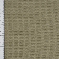 SCHÖNER LEBEN. Kissenhülle Waffelrelief Kästchenstruktur uni khaki-grün verschiedene Größen