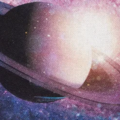 SCHÖNER LEBEN. Kissenhülle Weltall Planeten Erde blau bunt verschiedene Größen