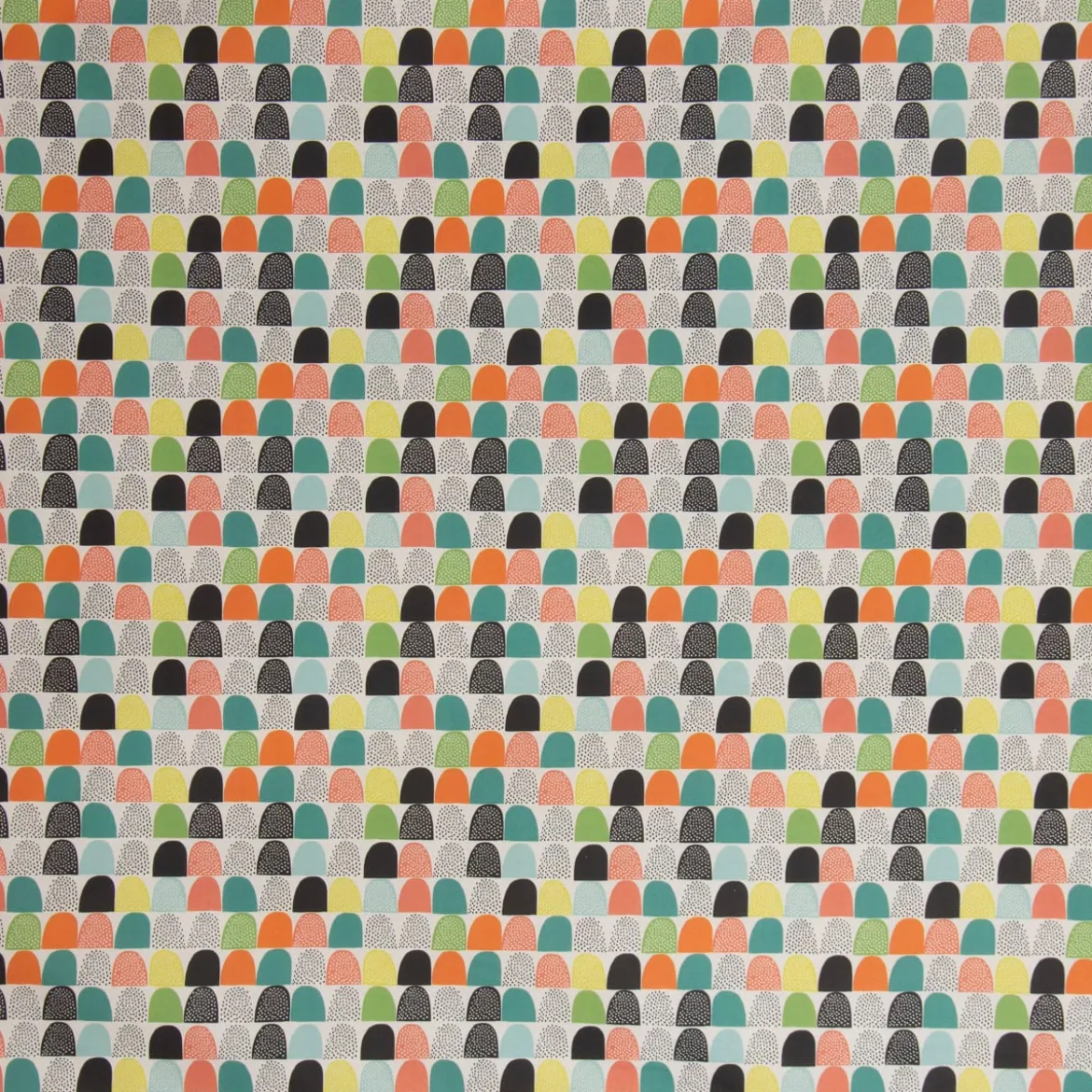SCHÖNER LEBEN. Kissenhülle wollweiß mit abstrakten Hügeln bunt verschiedene Größen