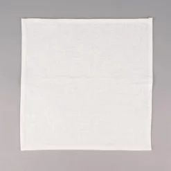 SCHÖNER LEBEN. Stoffservietten 4er Set Bio Ramie Leinenoptik cremeweiß 40x40cm