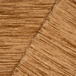 SCHÖNER LEBEN. Thermovorhang Thermochenille Akustik Kälteschutz goldbraun 245cm oder Wunschlänge