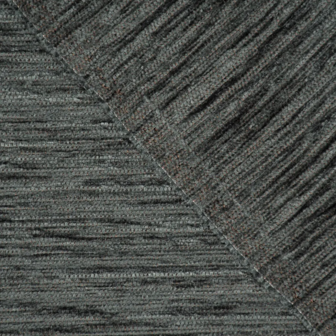 SCHÖNER LEBEN. Thermovorhang Thermochenille Akustik Kälteschutz blaugrau 245cm oder Wunschlänge