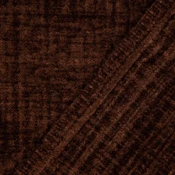 SCHÖNER LEBEN. Thermovorhang Thermochenille Akustik Kälteschutz INUIT braun 245cm oder Wunschlänge