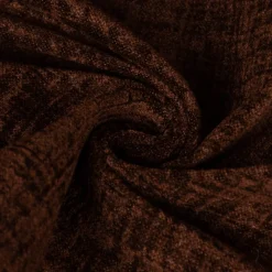 SCHÖNER LEBEN. Thermovorhang Thermochenille Akustik Kälteschutz INUIT braun 245cm oder Wunschlänge