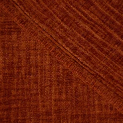 SCHÖNER LEBEN. Thermovorhang Thermochenille Akustik Kälteschutz INUIT terracotta 245cm oder Wunschlänge