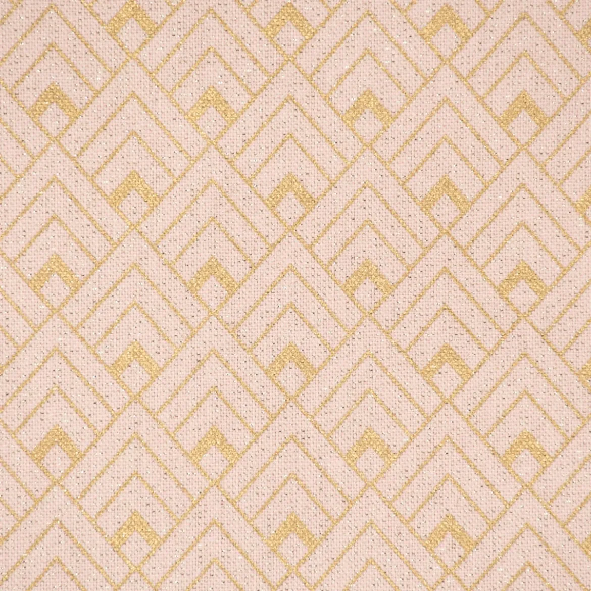 SCHÖNER LEBEN. Tischdecke Art Deco Metallic Rauten rosa goldfarbig verschiedene Größen