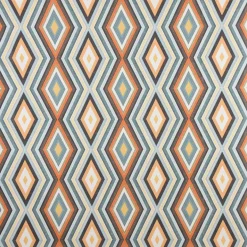 SCHÖNER LEBEN. Tischdecke Clarke & Clarke STUDIO G geometrisch Ethno Raute creme bunt verschiedene Größen