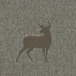 SCHÖNER LEBEN. Tischdecke dunkle Hirsche braun beige türkis verschiedene Größen