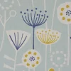 SCHÖNER LEBEN. Tischdecke Fryett`s Halbpanama Blumen abstrakt mint verschiedene Größen
