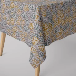 SCHÖNER LEBEN. Tischdecke Gräser Ähren weiß grün ocker braun verschiedene Größen