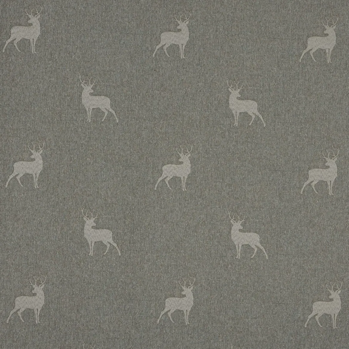 SCHÖNER LEBEN. Tischdecke helle Hirsche beige braun türkis verschiedene Größen