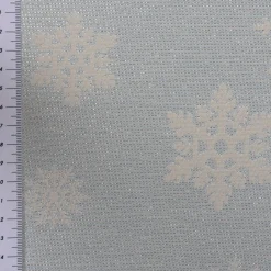 SCHÖNER LEBEN. Tischdecke Ice Star Schneeflocken Eiskristalle hellblau silberfarbig beige verschiedene Größen