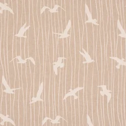 SCHÖNER LEBEN. Tischdecke Iconic Seagull Stripe Möwen Streifen natur weiß verschiedene Größen