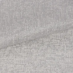 SCHÖNER LEBEN. Tischdecke Jacquard-Stoff Double Face Struktur Lurex Silberglanz eckig in verschiedenen Größen