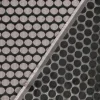 SCHÖNER LEBEN. Tischdecke Jacquard Punkte schwarz silbergrau verschiedene Größen