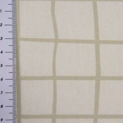 SCHÖNER LEBEN. Tischdecke Karo Gitter wollweiß beige verschiedene Größen