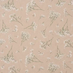 SCHÖNER LEBEN. Tischdecke Leinenlook Florist Elegant Schleierkraut natur weiß verschiedene Größen