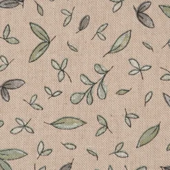 SCHÖNER LEBEN. Tischdecke Leinenlook Leaf Soft Watercolor Allover Blätter natur grün verschiedene Größen