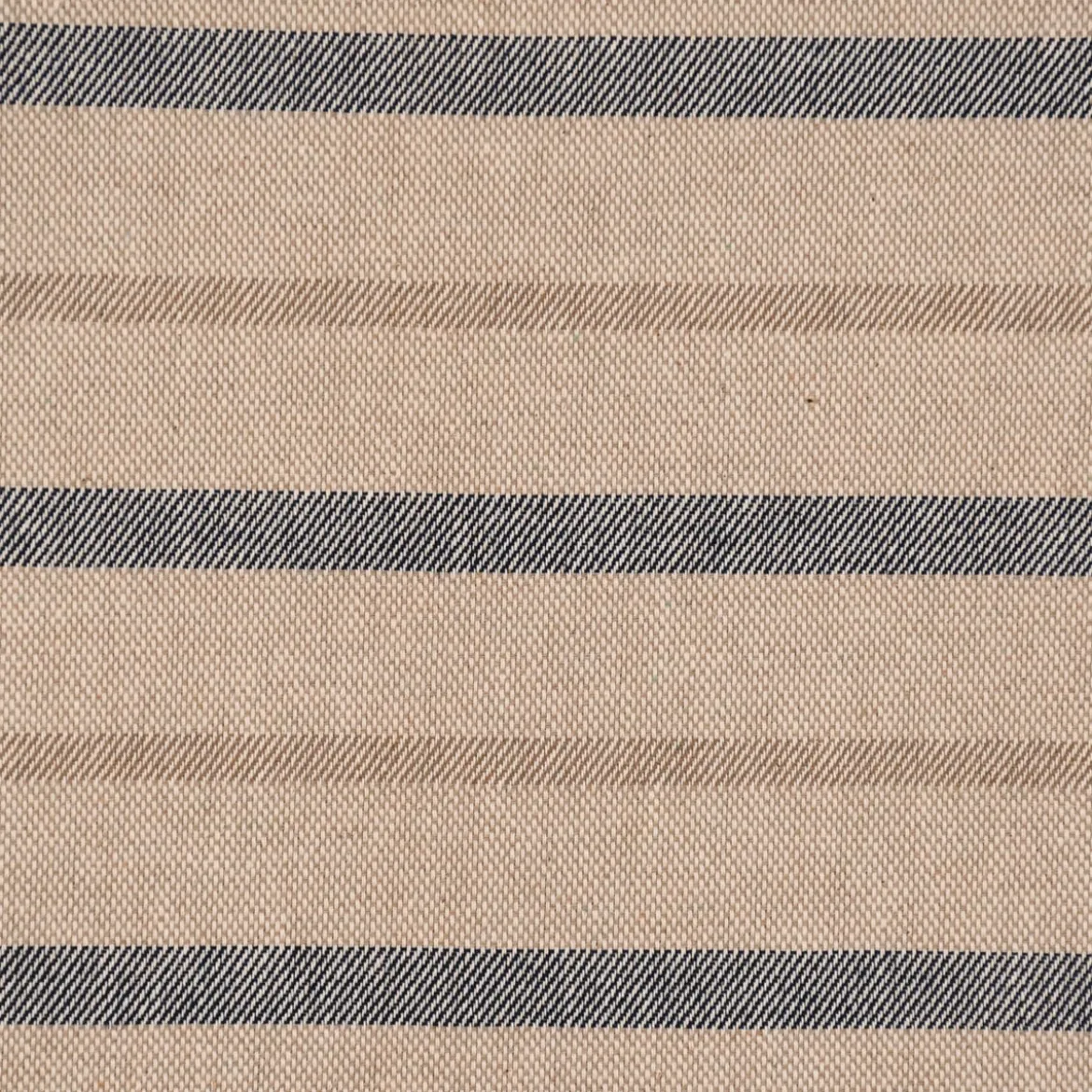 SCHÖNER LEBEN. Tischdecke Leinenlook Riviera Stripe Small Streifen natur blau verschiedene Größen