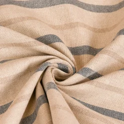 SCHÖNER LEBEN. Tischdecke Leinenlook Riviera Stripe Small Streifen natur blau verschiedene Größen