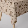 SCHÖNER LEBEN. Tischdecke Leinenlook Bee Honey Buzzing Honig Bienen Korb natur gelb verschiedene Größen