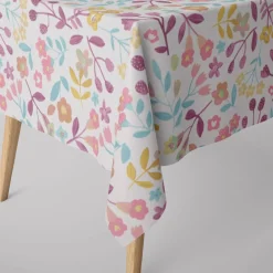 SCHÖNER LEBEN. Tischdecke Panama Betty Parma Violet Blumen lila verschiedene Größen