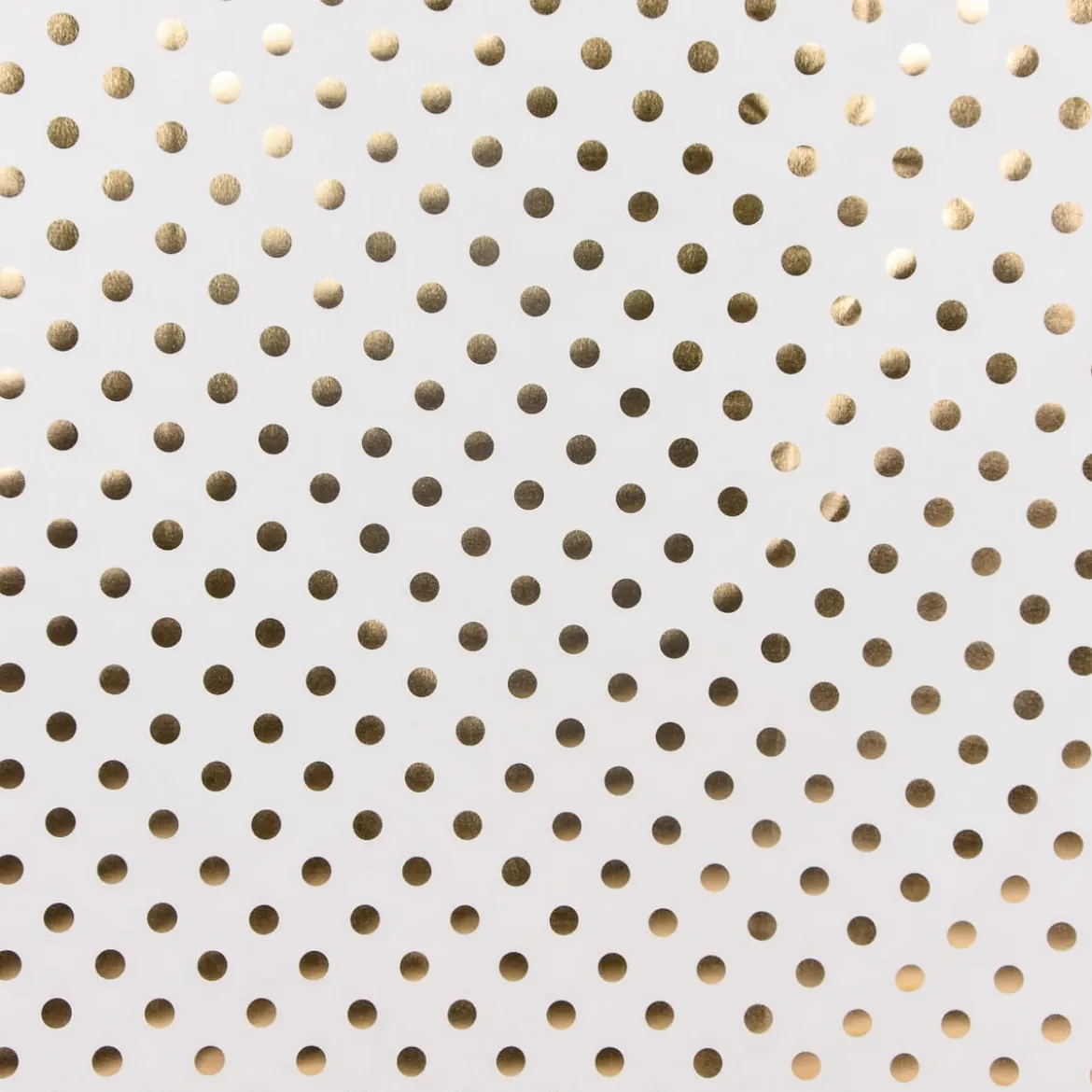 SCHÖNER LEBEN. Tischdecke Punkte Kreise weiß goldfarbig metallic eckig in verschiedenen Größen