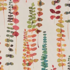 SCHÖNER LEBEN. Tischdecke Ranken Blätter Aquarell beige terrakotta grün rot verschiedene Größen