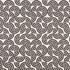 SCHÖNER LEBEN. Tischdecke Retro Quadrat Bogen schwarz weiß verschiedene Größen