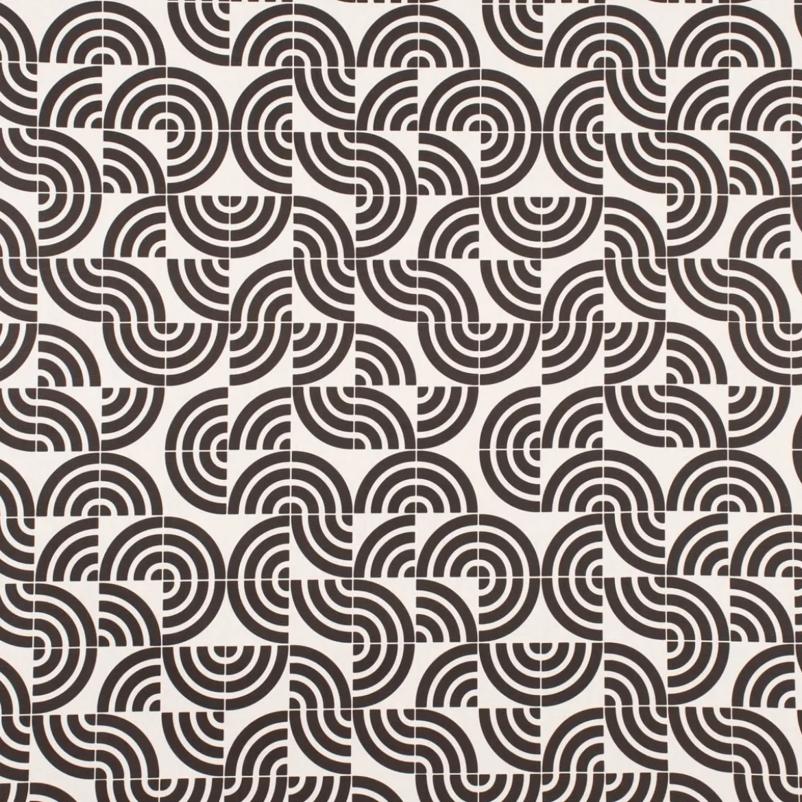 SCHÖNER LEBEN. Tischdecke Retro Quadrat Bogen schwarz weiß verschiedene Größen