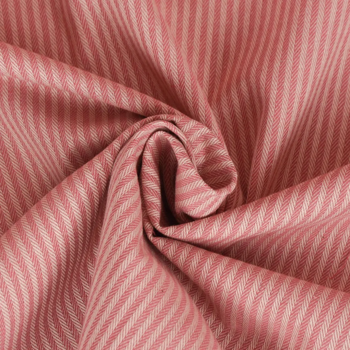 SCHÖNER LEBEN. Tischdecke Streifen 3mm creme rosa verschiedene Größen