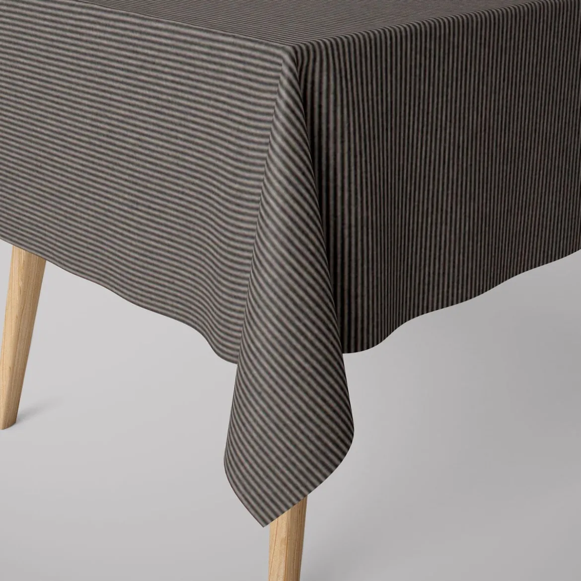 SCHÖNER LEBEN. Tischdecke Streifen 3mm beige blau verschiedene Größen