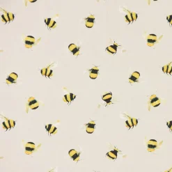 SCHÖNER LEBEN. Tischdecke STUDIO G Digitaldruck Bienen taupe verschiedene Größen