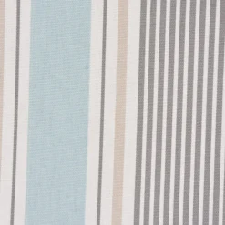 SCHÖNER LEBEN. Tischdecke STUDIO G Baumwollstoff Streifen Mineral blau grau verschiedene Größen