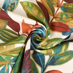 SCHÖNER LEBEN. Tischdecke Tonga Spice Exotik Blätter Pflanzen bunt verschiedene Größen