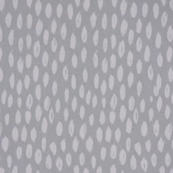 SCHÖNER LEBEN. Tischläufer Bayside Tupfen Pinselstriche hellgrau weiß 40x160cm
