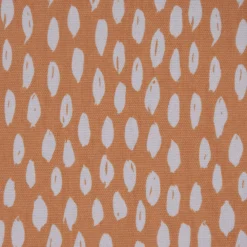 SCHÖNER LEBEN. Tischläufer Bayside Tupfen Pinselstriche orange weiß 40x160cm