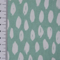 SCHÖNER LEBEN. Tischläufer Bayside Tupfen Pinselstriche mint weiß 40x160cm
