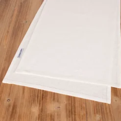 SCHÖNER LEBEN. Tischläufer Bio Ramie Leinenoptik cremeweiß 40x160cm