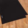 SCHÖNER LEBEN. Tischläufer Bio Ramie Leinenoptik schwarz 40x160cm