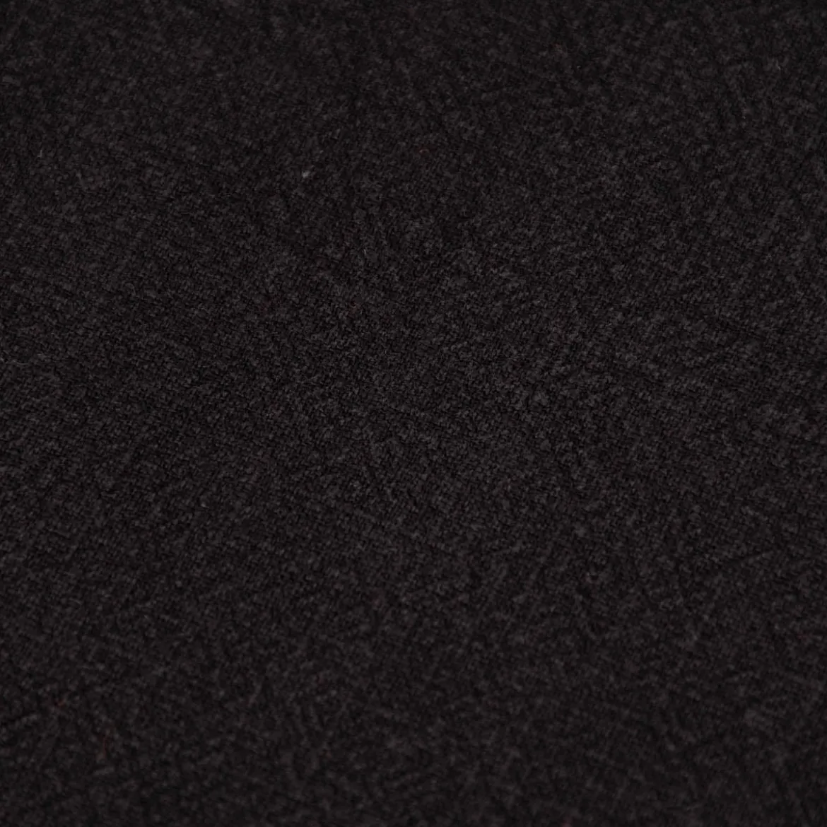 SCHÖNER LEBEN. Tischläufer Bio Ramie Leinenoptik schwarz 40x160cm