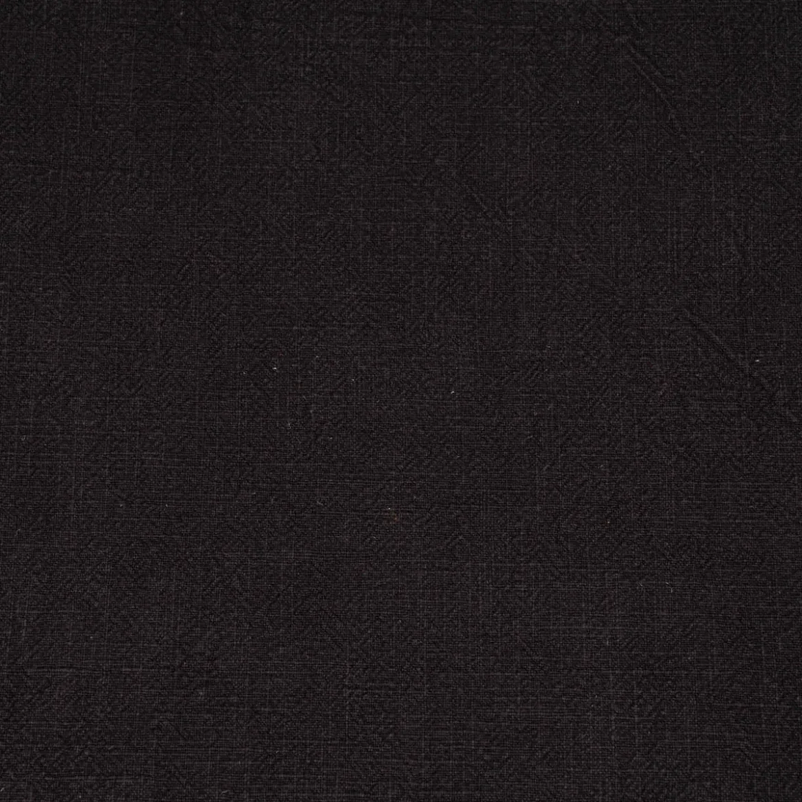 SCHÖNER LEBEN. Tischläufer Bio Ramie Leinenoptik schwarz 40x160cm