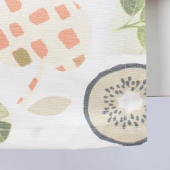 SCHÖNER LEBEN. Tischläufer Bramley Apfel Kiwi weiß rot grün beige 40x160cm