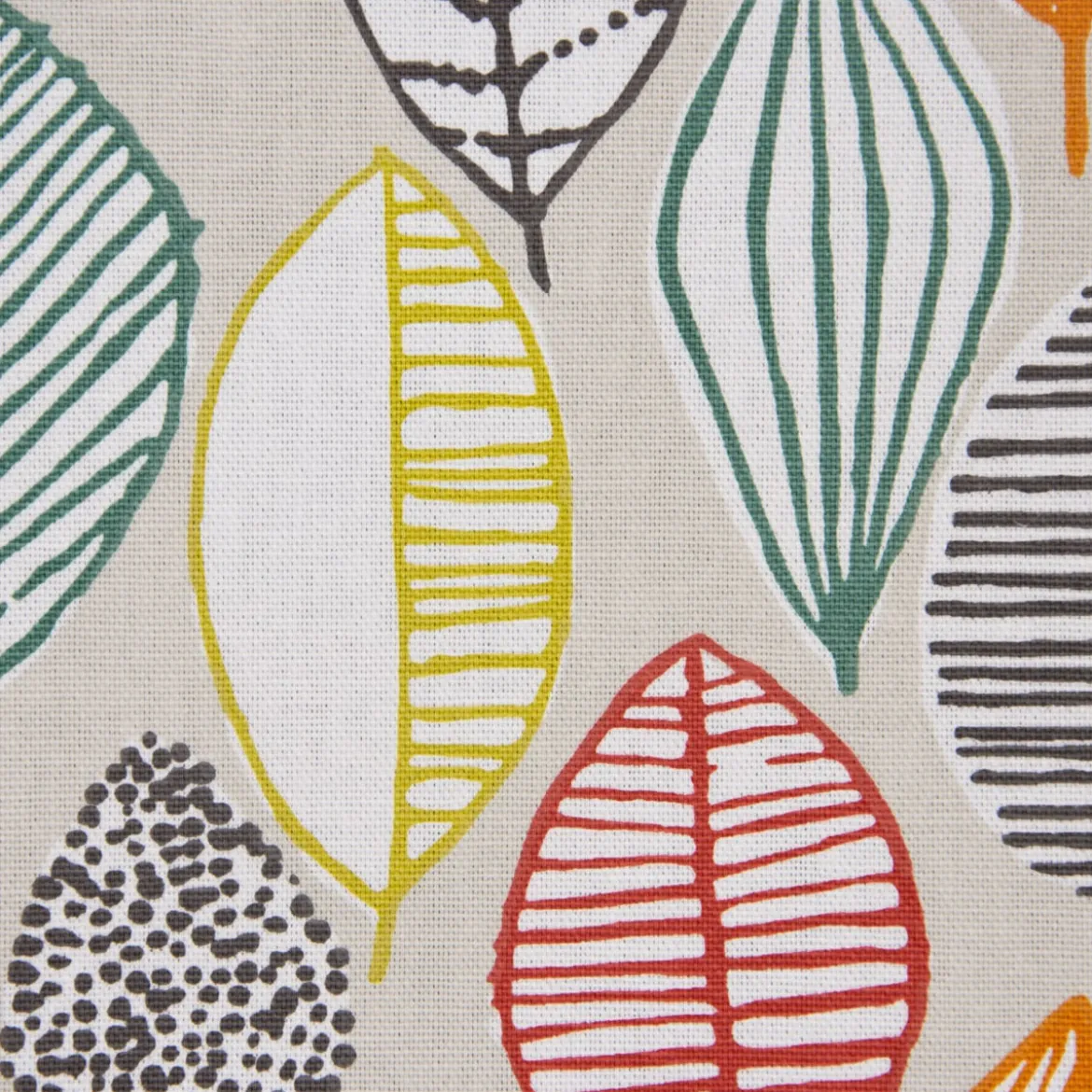 SCHÖNER LEBEN. Tischläufer Canyon Blätter beige braun grün rot 40x160cm