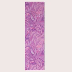 SCHÖNER LEBEN. Tischläufer Digitaldruck Retro Batik lila pink 40x160cm