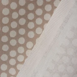 SCHÖNER LEBEN. Tischläufer Fryett`s Halbpanama Spotty Punkte stein 40x160cm