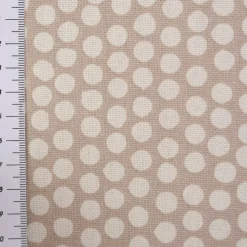 SCHÖNER LEBEN. Tischläufer Fryett`s Halbpanama Spotty Punkte stein 40x160cm