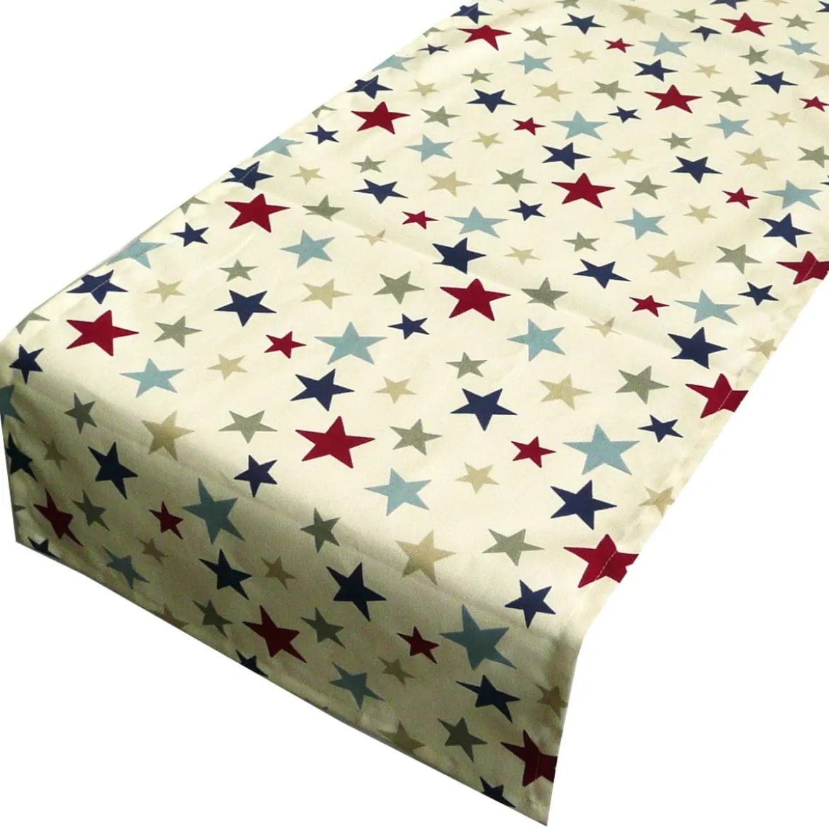 Schöner Leben Tischläufer Funky Stars Sterne creme blau rot 40x160cm
