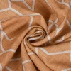 SCHÖNER LEBEN. Tischläufer Geometrie Sechseck gelb beige 40x160cm