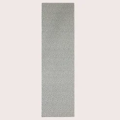 SCHÖNER LEBEN. Tischläufer grau mit Kleksen Tropfen 40x160cm